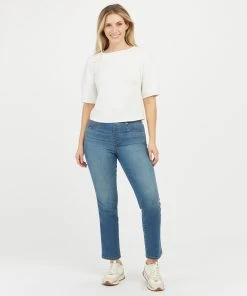 Spanx AirEssentials Puff Sleeve ‘At-the-Hip’ Top