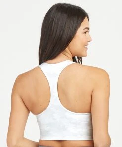 Spanx Longline Medium Impact Camo Sports Bra New Arrivals