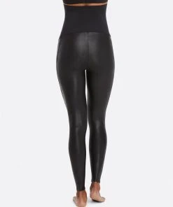 Spanx Mama Faux Leather Leggings