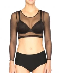 Shop All Clothing SpanxÂŽ Sheer Fashion Mesh Crop Top