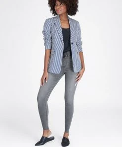 Spanx Vintage Distressed Ankle Skinny Jeans Shop All Clothing