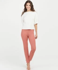 Spanx Pants On-the-Go Ankle Slim Straight Pant