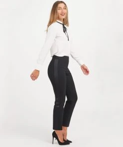 Spanx The Perfect Black Pant, Ankle Tuxedo Slim Straight