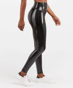 Spanx Faux Patent Leather Leggings