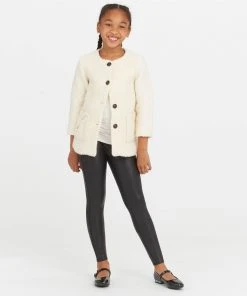 Spanx Girls Faux Leather Leggings