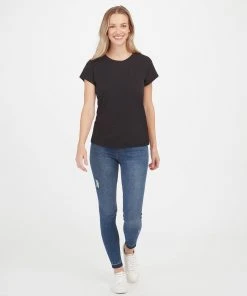 Spanx The Summer Shop Pima Cotton Crew Neck Tee