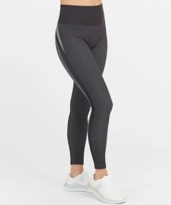Spanx Look At Me Now Seamless Track Stripe Leggings 24 Spanx Look At Me Now Seamless Track Stripe Leggings