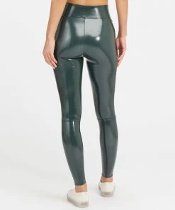 Spanx Faux Patent Leather Leggings