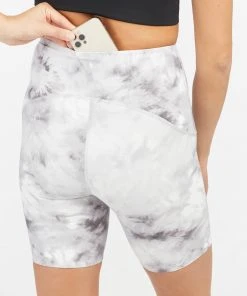 Spanx Booty Boost® Active Cloudy Tie Dye Bike Short, 8