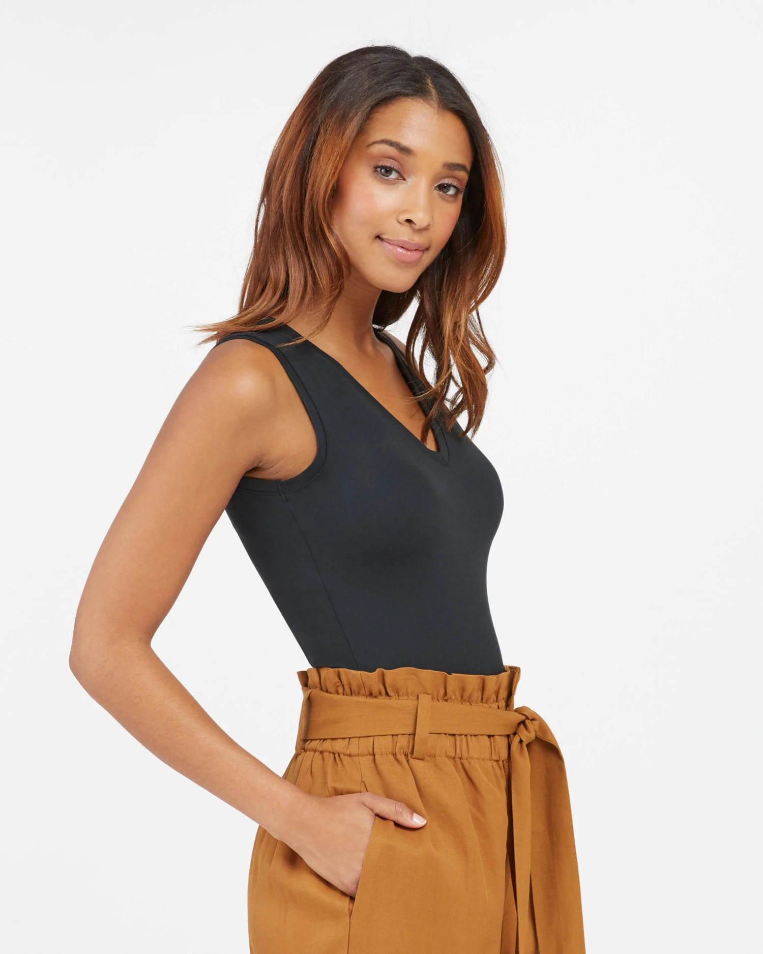 Spanx Suit Yourself V-Neck Tank Bodysuit 3 Spanx Suit Yourself V-Neck Tank Bodysuit