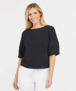Spanx AirEssentials Puff Sleeve ‘At-the-Hip’ Top