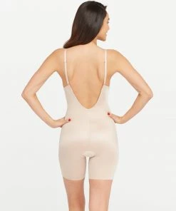 Spanx Best Sellers Suit Your Fancy Plunge Low-Back Mid-Thigh Bodysuit