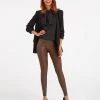Spanx Faux Leather Snakeskin Leggings