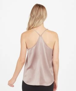 Spanx Satin V-Neck Racerback Cami