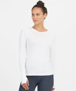 Spanx Look At Me Now Seamless Long Sleeve Tee