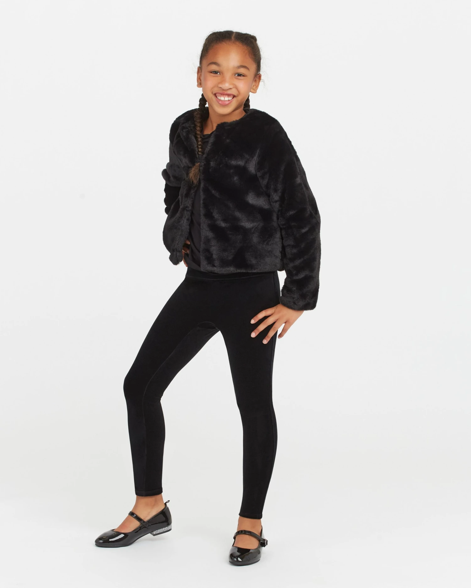 Spanx Girls Velvet Leggings 6 Spanx Girls Velvet Leggings