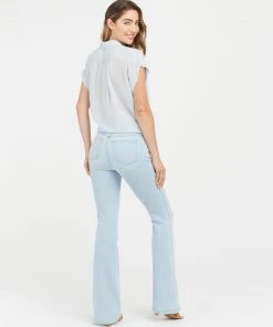 Spanx Flare Jeans, Light Wash