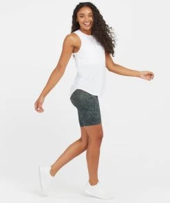 Spanx Booty Boost® Active 8” Speckled Bike Short Shop All Activewear