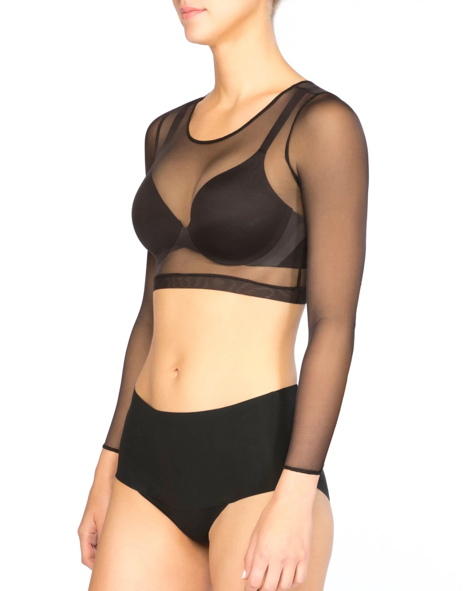 Shop All Clothing Spanx® Sheer Fashion Mesh Crop Top 5 Shop All Clothing Spanx® Sheer Fashion Mesh Crop Top