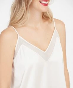 Spanx Shop All Clothing Satin Mesh V-Neck Cami