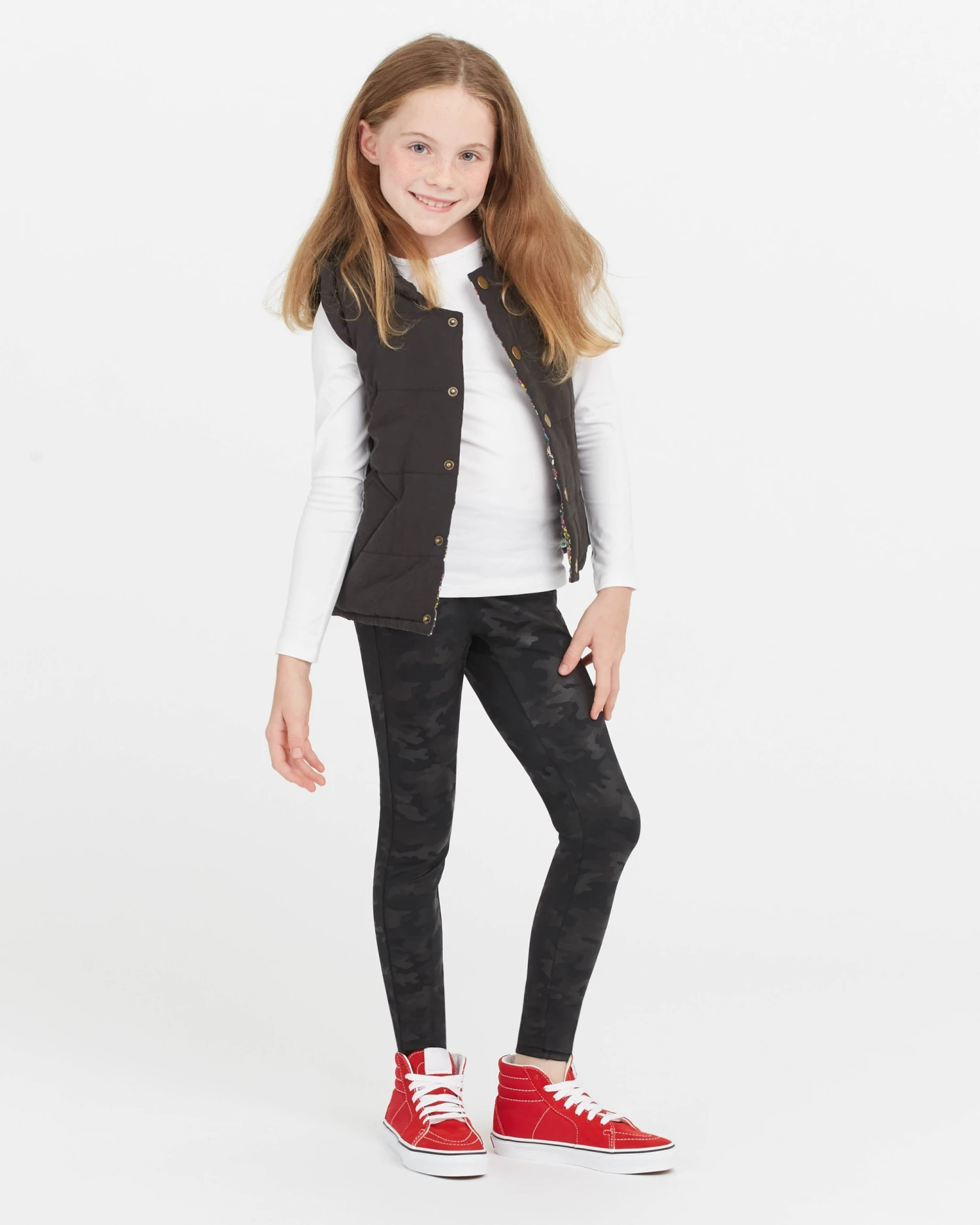 Spanx Girls Faux Leather Camo Leggings 3 Spanx Girls Faux Leather Camo Leggings