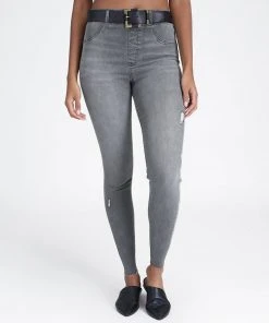 Spanx Vintage Distressed Ankle Skinny Jeans Shop All Clothing