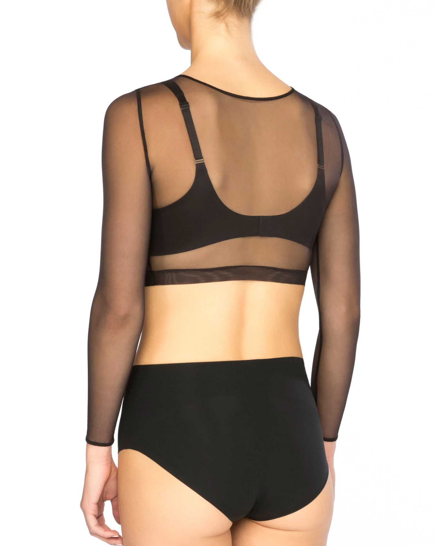 Shop All Clothing Spanx® Sheer Fashion Mesh Crop Top 4 Shop All Clothing Spanx® Sheer Fashion Mesh Crop Top