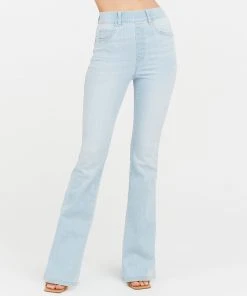 Spanx Flare Jeans, Light Wash