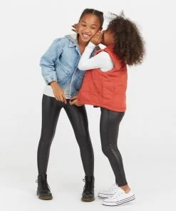 Spanx Girls Faux Leather Leggings
