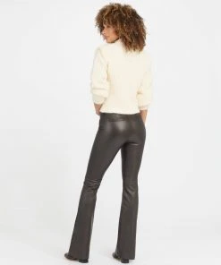 Spanx New Arrivals Leather-Like Flare Pant