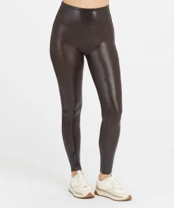 Spanx Faux Leather Croc Shine Leggings 18 Spanx Faux Leather Croc Shine Leggings