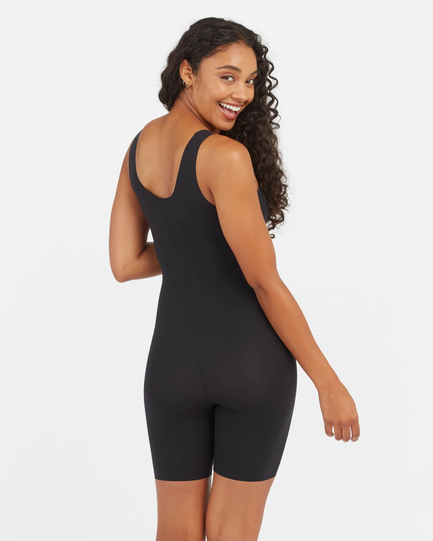 Spanx Luxe Essentials Tank Mid-Thigh Bodysuit 4 Spanx Luxe Essentials Tank Mid-Thigh Bodysuit