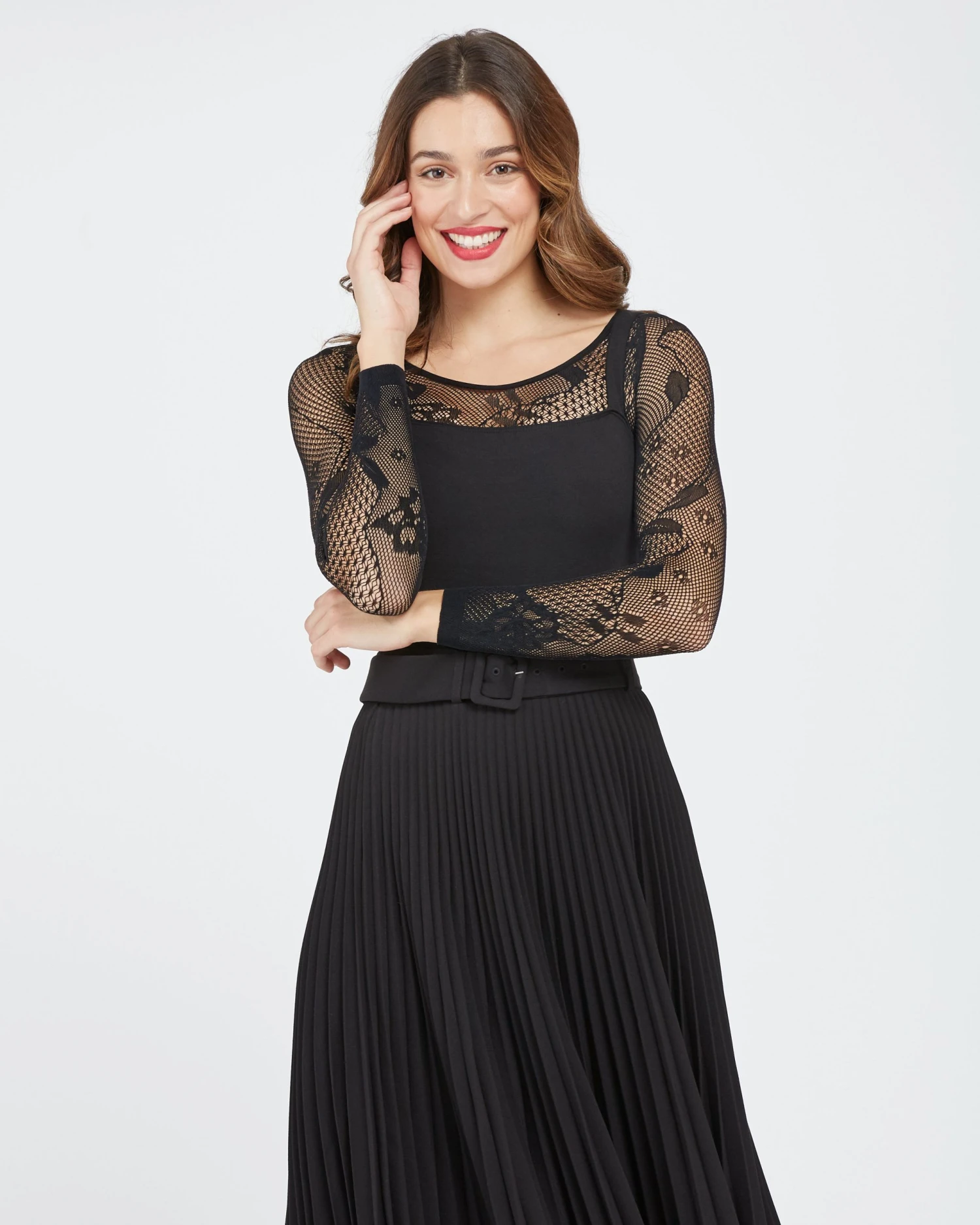 Spanx® Arm Tights™ Layering Piece, Fishnet Floral Shop All Clothing 5 Spanx® Arm Tights™ Layering Piece, Fishnet Floral Shop All Clothing