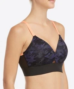 Spanx Mesh Panel Medium Impact Sports Bra The Summer Shop