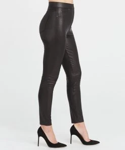 Spanx Best Sellers Leather-Like Ankle Skinny Pant