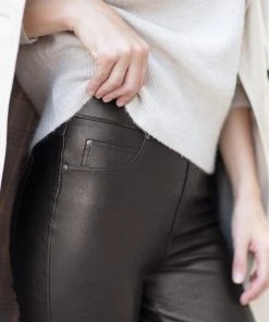Spanx Best Sellers Leather-Like Ankle Skinny Pant